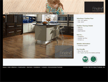 Tablet Screenshot of finelinewoodflooring.com